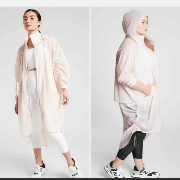 💕 Athleta canopy Parachute Long Rain
Windbreaker Jacket Womens XL NWT $168 💕 - Picture 7 of 7